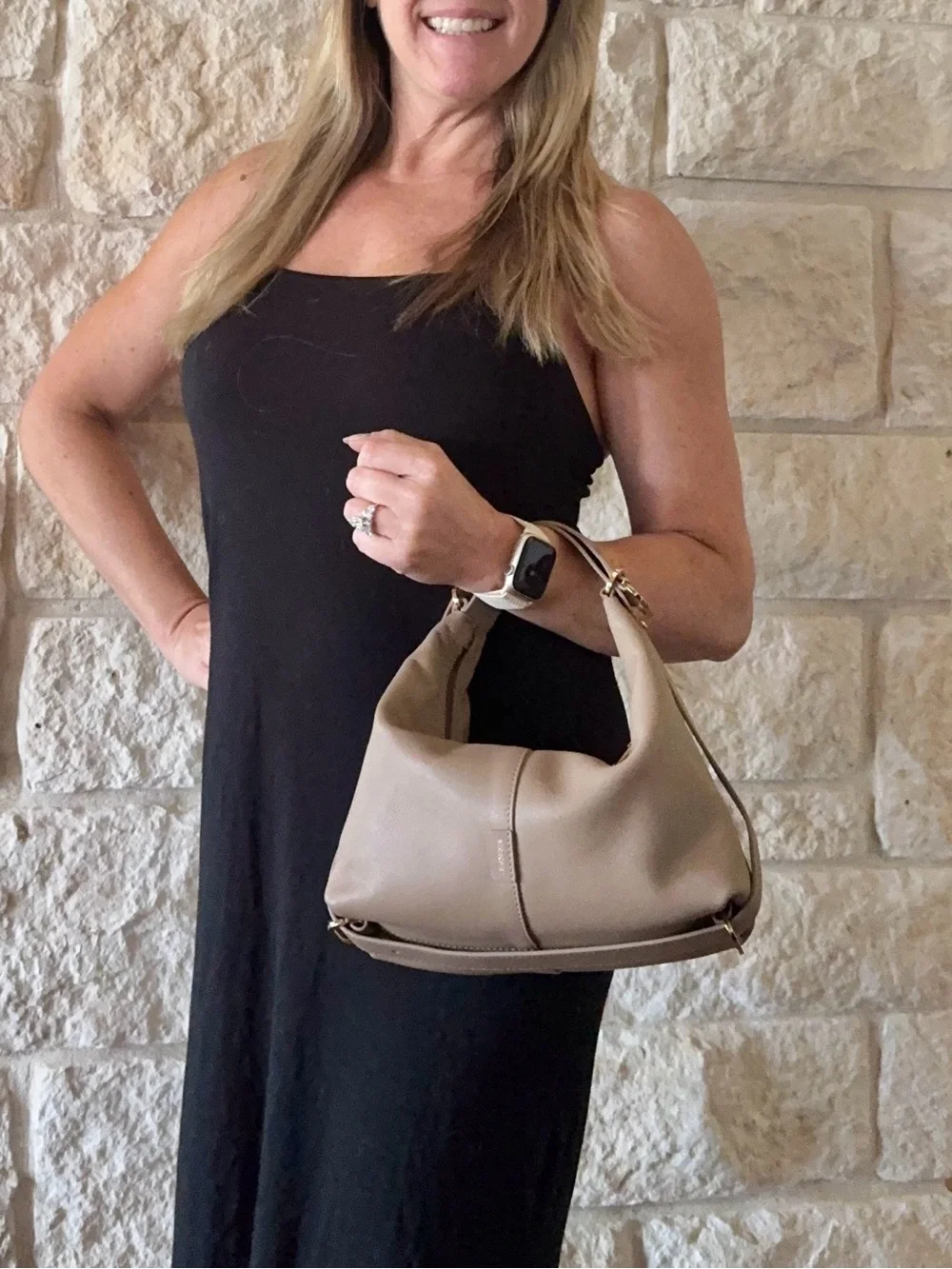 Beracamy Empiricism 7-Ways to wear bag in toffee full grain leather